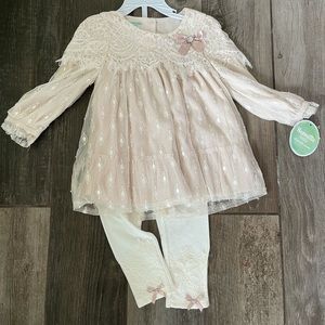 Lace 24 mo. Baby girl 2 piece set